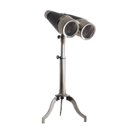 Picture Elite silver binoculars with tripod