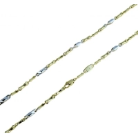 Picture Men's tubular chain polished finish cm.50