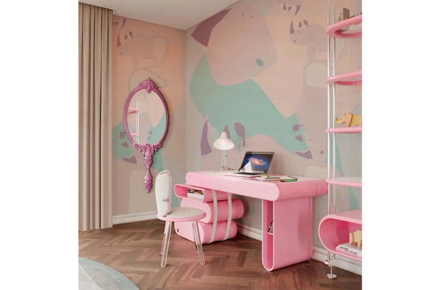 Bild 2 Weiße Loftlampe für ein Kinderzimmer