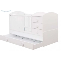 Picture Functional baby bed with changing table and pull-out drawer - Cilek