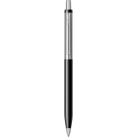 Picture Gift pen, chrome-plated, black