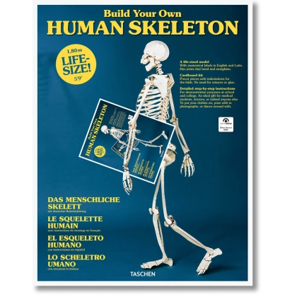 Zdjęcie Książka Zbuduj własny ludzki szkielet - naturalnej wielkości! - Taschen