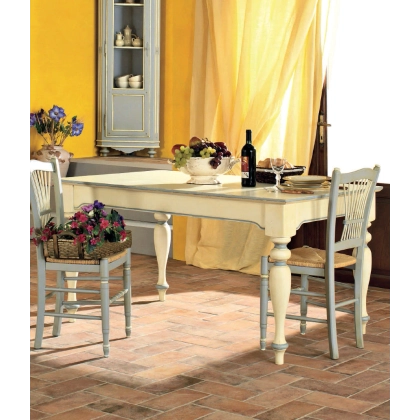 Zdjęcie Ekskluzywny prowansalski stół z wewnętrznym przedłużeniem 70cm - Interiors Italia