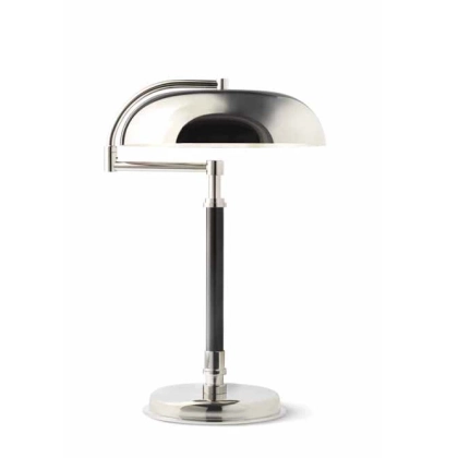 Picture Modern desk lamp with a nickel finish