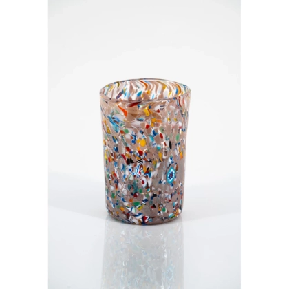 Zdjęcie Rzemieślnicza szklanka ze szkła murano Made in Italy