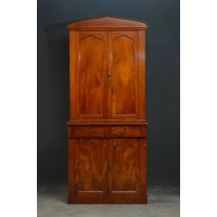 Picture High-quality antique mahogany bookcase