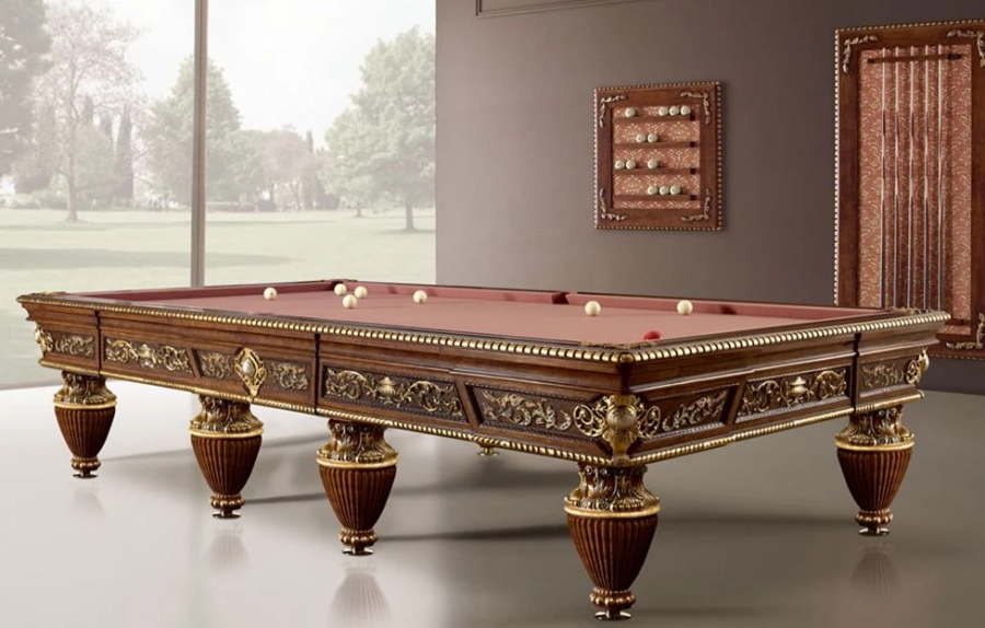 picture 1 A wonderful and very refined pool table by Botticelli