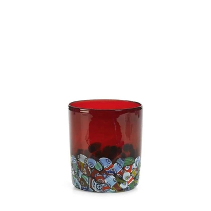 Zdjęcie Designerski komplet 6 szklanek z włoskiego szkła murano