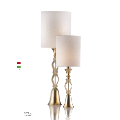 Zdjęcie Luksusowa lampa stołowa z metalu i szkła Murano - Il Paralume Marina