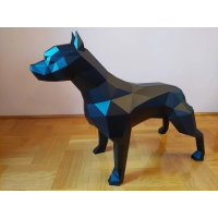 Picture Stylish decorative sculpture in the shape of a Pitbull