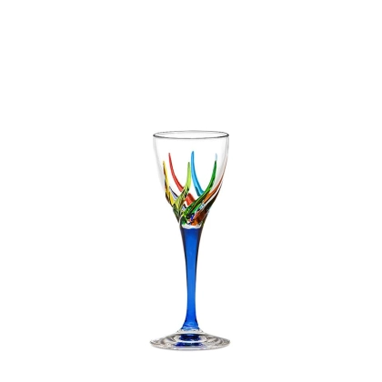 Zdjęcie Kolorowy komplet 6 kieliszków do degustacji likieru (70 ml)