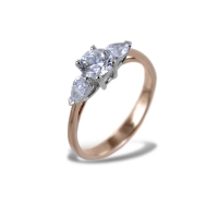 Picture Anillo con estilo italiano con diamantes