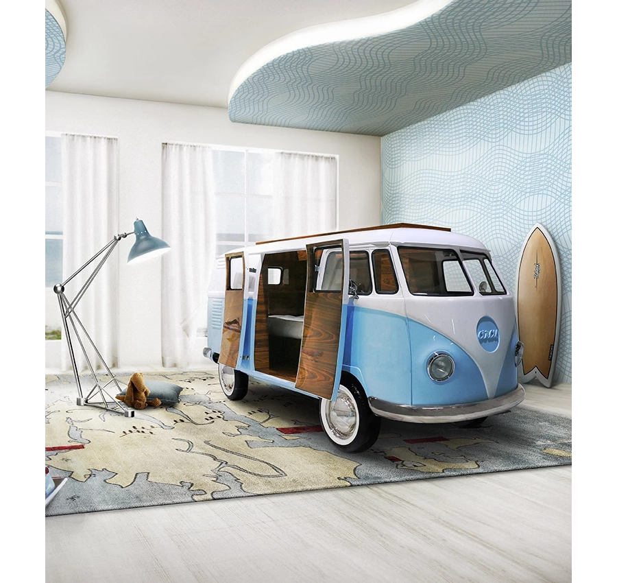 picture 1 A car-shaped children's bed