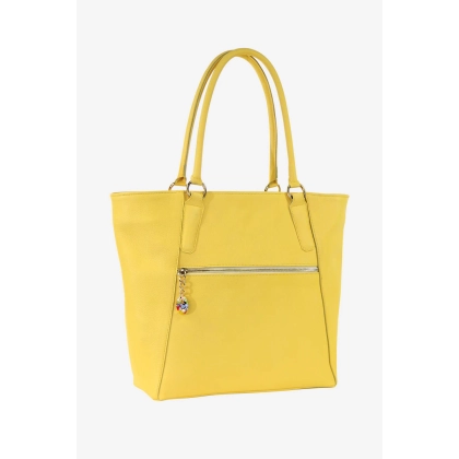 Zdjęcie Wyjątkowo piękna torba shopper w kolorze żółtym - Terrida