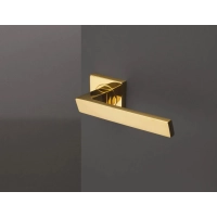 Picture Clinia door handle with rosette and sign