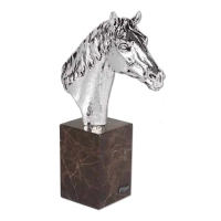 Picture Silver bust of a horse