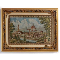 Picture A unique cotton tapestry presenting Florence