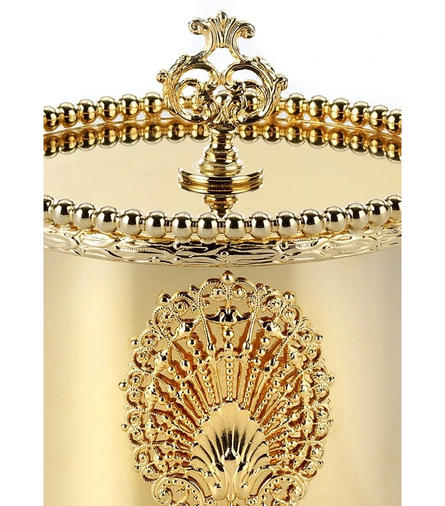 picture 2 Gold-plated bronze powder container
