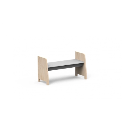 Picture Children's evolving bench made of natural wood ASYMETRY - MONTESSORI - Mathy by Bols