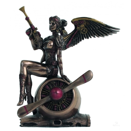 Zdjęcie Fantastyczna ozdoba - steampunkowa kobieta na śmigle