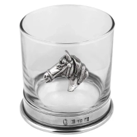 Picture The perfect gift for horse lovers - a personalized whiskey glass