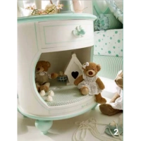 Picture A unique, round, children's bedside table - Ferretti e Ferretti