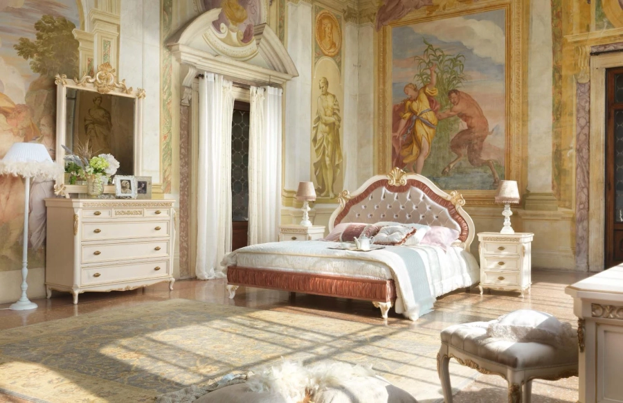 picture 1 Classic, elegant bedside table for the bedroom – Morello Gianpaolo