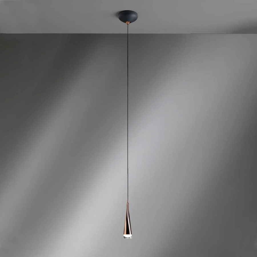 picture 1 Twist hanging lamp with a unique shape