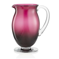 Picture A unique red jug made of Murano glass