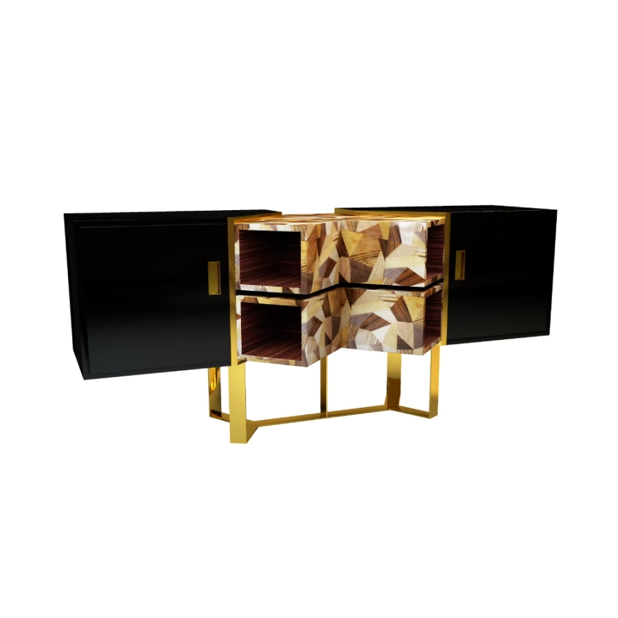 Bild 1 Unkonventionelles handgefertigtes Sideboard - Malabar