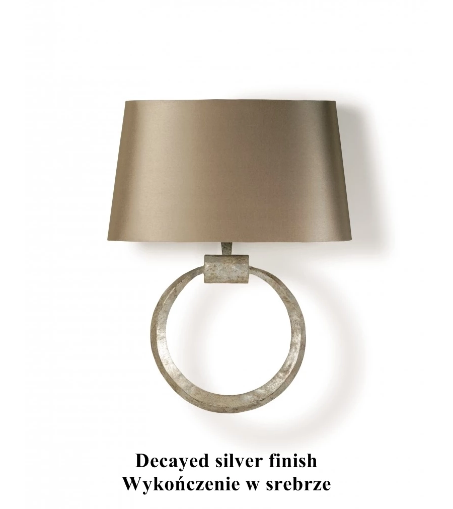 obrazek 3 Ekskluzywna lampa ścienna z kutej stali do holu