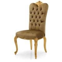 Picture Elegante silla italiana de estilo antiguo.