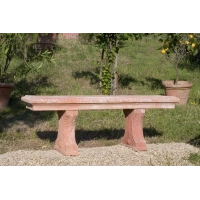 Picture Elegant garden bench in antique style - Fornace Masini