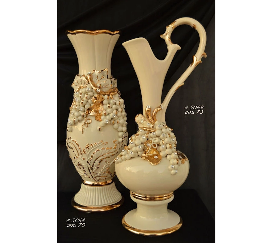 obrazek 1 Włoskie duże wazony ceramiczne