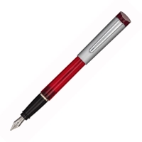 Picture Elite red fountain pen by Aurora from the Young Kappa collection