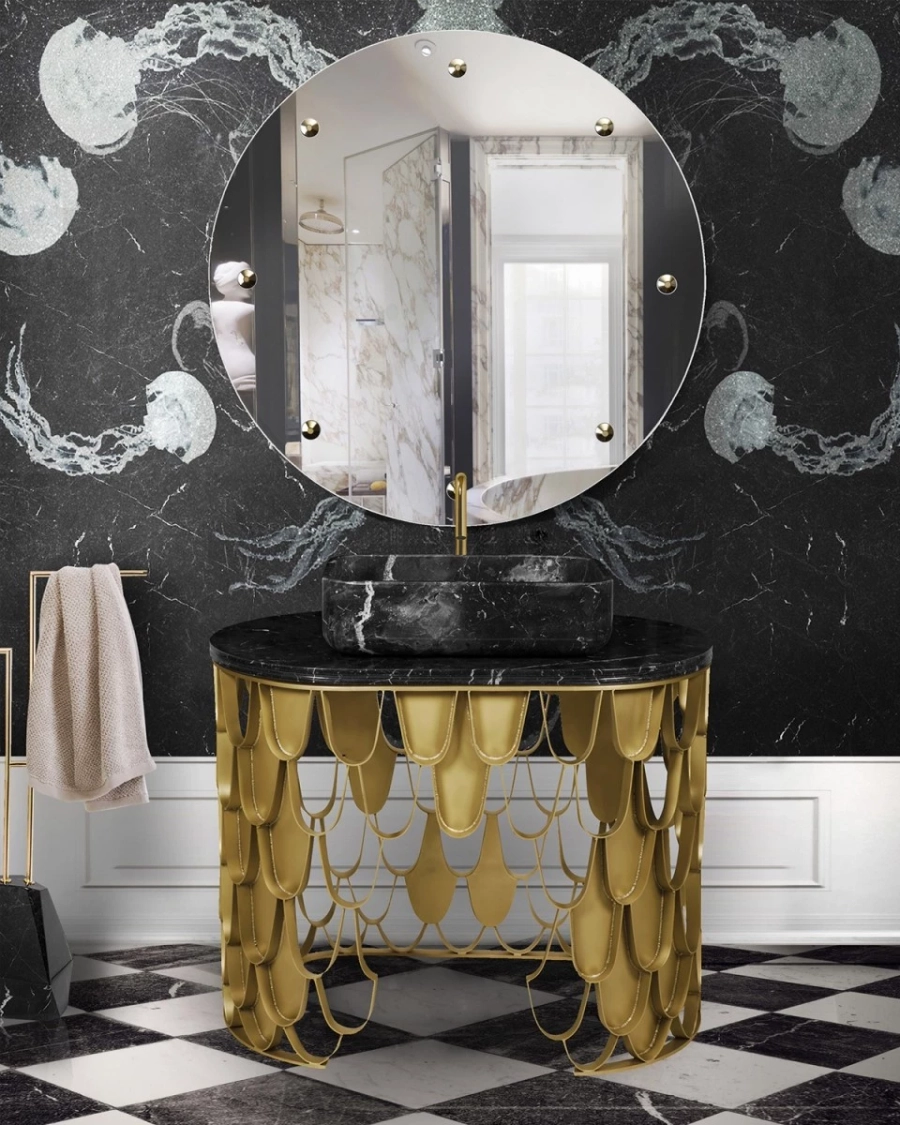 picture 7 Beautiful marble washbasin in a modern style