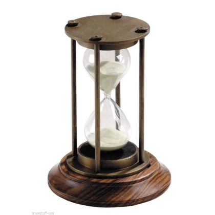 Picture Elite hourglass (30 min) in brown - Authentic Models