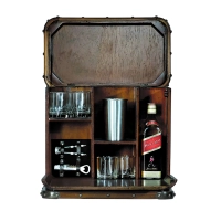 Picture Stylish picnic box made of wood - Authentic Models