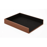 Picture Elegant document container made of bonded leather