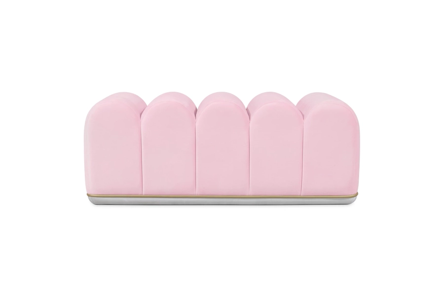 picture 1 Pink 'Bubble Gum' children's bench