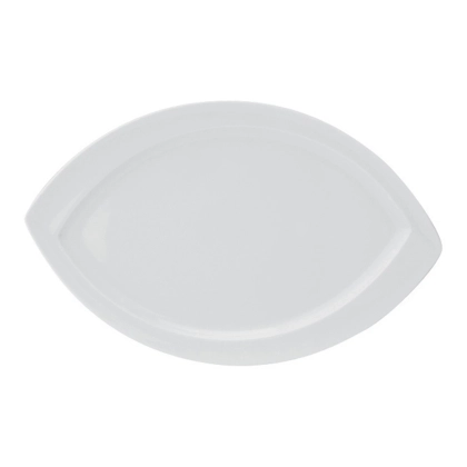 Zdjęcie Biały talerz-liść z porcelany Organic White z kolekcji inspirowanej naturą - Vista Alegre