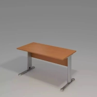 Picture Modern straight desk with dimensions 139/70/74 - Office Service