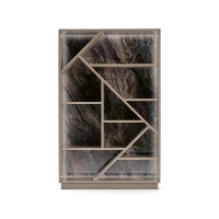 Picture Original estantería decorativa con patrón geométrico de baldas