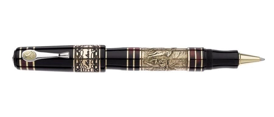 picture 1 Luxurious ballpoint pen, hand-decorated with Risorgimento