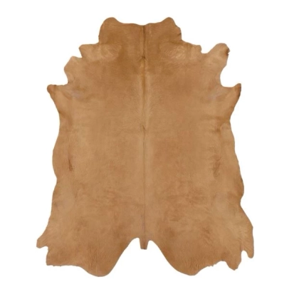 Picture Cowhide rug with blonde print