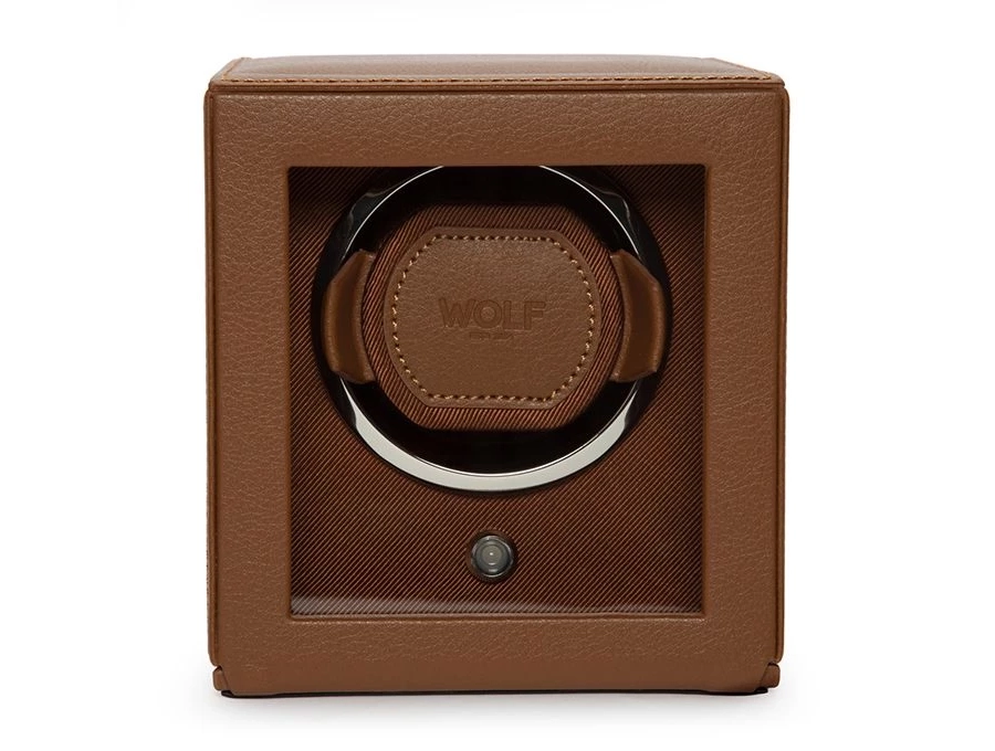 picture 2 Rotomat de cuero Cube Cognac Wolf