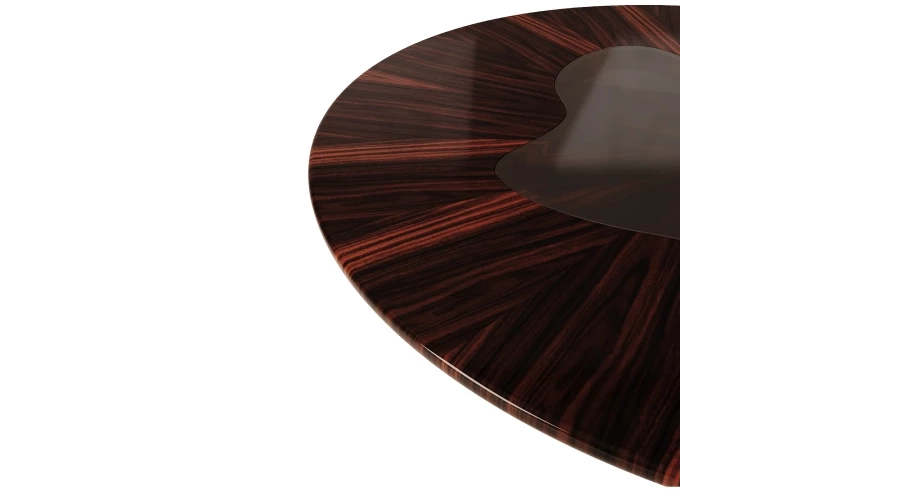picture 3 Timeless dining table - high gloss finish - Malabar