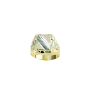 Picture Italian square men's ring