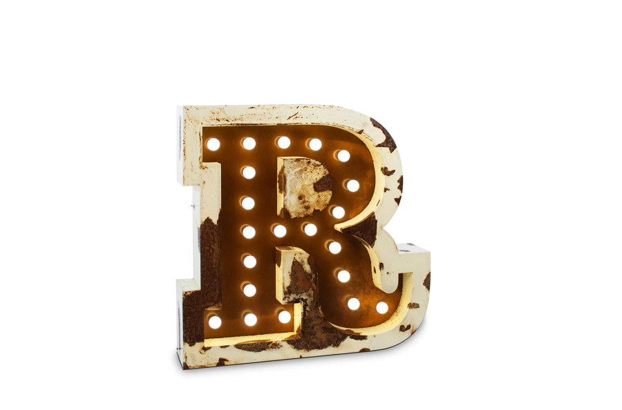 picture 3 A unique R-shaped lamp