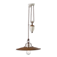 Picture Exclusive Italian Grunge hanging lamp in retro style